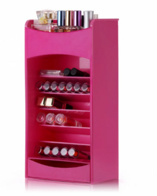 Настільний органайзер Cosmake Lipstick And Nail Polish Organizer Міні-стелаж з поличками для помад, лаків та косметики