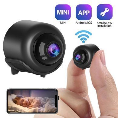 Беспроводная мини камера X5 Mini с датчиком движения &bull; Мини камера IP видеонаблюдения Wi-Fi FullHD