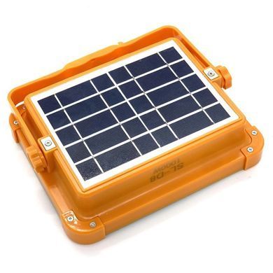 Потужний ліхтар-прожектор із сонячною панеллю Solar SL-D8 12000mAh ∙ Універсальний прожектор SL-D8 з акумулятором та USB-зарядкою