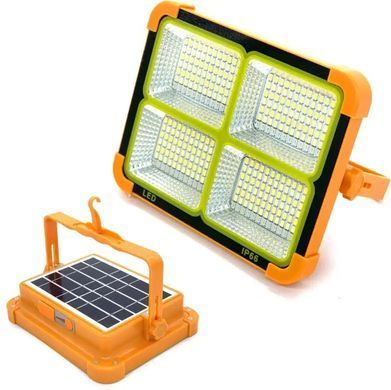Потужний ліхтар-прожектор із сонячною панеллю Solar SL-D8 12000mAh ∙ Універсальний прожектор SL-D8 з акумулятором та USB-зарядкою