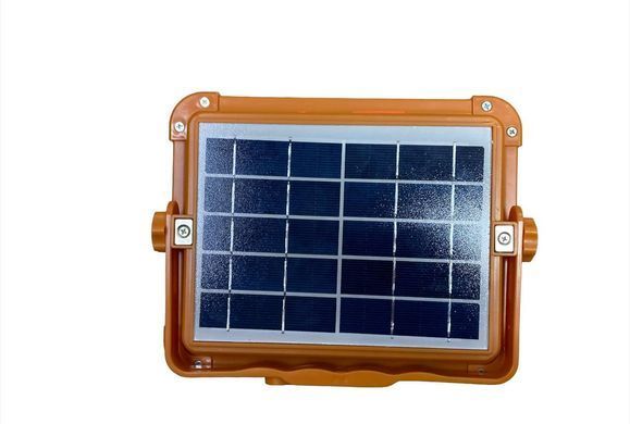 Потужний ліхтар-прожектор із сонячною панеллю Solar SL-D8 12000mAh ∙ Універсальний прожектор SL-D8 з акумулятором та USB-зарядкою