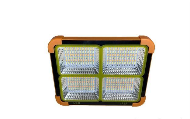 Потужний ліхтар-прожектор із сонячною панеллю Solar SL-D8 12000mAh ∙ Універсальний прожектор SL-D8 з акумулятором та USB-зарядкою