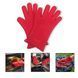 Жароміцні термостійкі рукавички &ndash; прохватки RED GLOVE Силіконові прихватки рукавиці для гарячого