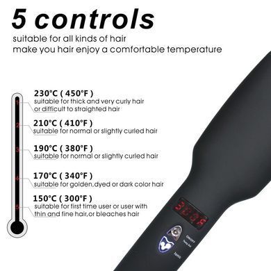 Расческа-выпрямитель для волос 2 в 1 PTC Heating ∙ Стайлер-щетка для волос PTC Heating с функцией ионизации