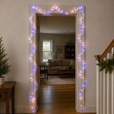 Гирлянда &laquo;Конский хвост&raquo; MA404multi 500 LED, 2,5 м &bull; Светодиодная гирлянда-пучок на 20 нитей с разноцветным статичным свечением от сети 220 В для елки, окон и витрин