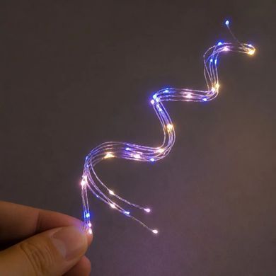 Гирлянда &laquo;Конский хвост&raquo; MA404multi 500 LED, 2,5 м &bull; Светодиодная гирлянда-пучок на 20 нитей с разноцветным статичным свечением от сети 220 В для елки, окон и витрин