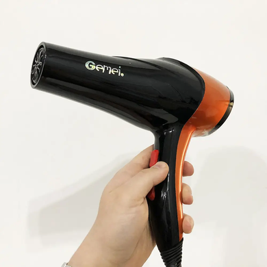Фен для волос Gemei GM-1786 с насадкой-концентратором, 2600W