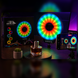 Светодиодная LED лампа MJ-451 кольцевая RGB 45 см со и пультом управления &bull; Кольцевая лампа MJ-451 для фото, видео, селфи, стримов, TikTok и съемки контента