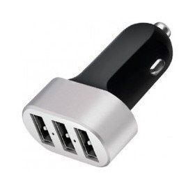 Сетевой адаптер CAR USB 3 USB, блок питания, переходник от прикуривателя PR1