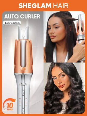 Автоматическая плойка для волос Hair Curler-Bella для локонов и кудрей &bull; Стайлер для завивки волос Hair Curler Bella с 3 температурными режимами 170&ndash;210&deg;C