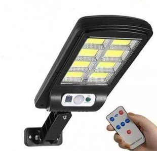Уличный настенный светильник Bailong Solar BL-T06-6COB на солнечной батарее с датчиком движения &bull; Солнечный LED фонарь Bailong Solar BL-T06-6COB 6COB для двора, сада, улицы и фасада