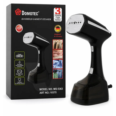 Ручний відпарювач DOMOTEC MS-5363 2500W з LED-дисплеєм &bull; Потужний паровий відпарювач для одягу, штор і домашнього текстилю