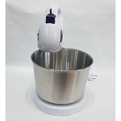 Миксер ручной/стационарный с чашей 2 л скоростей-7 RAINBERG RB-1006 500 Вт 2 насадки