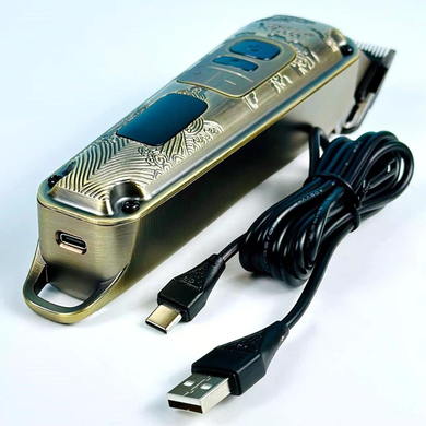 Машинка для стрижки VGR V-005 &bull; Аккумуляторная машинка для волос и бороды VGR V-005 с LED-дисплеем, 4 скоростями и 8 насадками