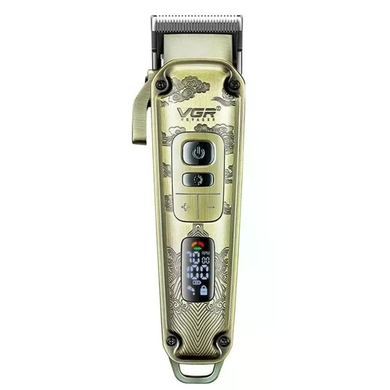 Машинка для стрижки VGR V-005 &bull; Аккумуляторная машинка для волос и бороды VGR V-005 с LED-дисплеем, 4 скоростями и 8 насадками