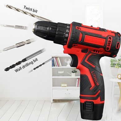 Акумуляторний шуруповерт з насадками KRAFFTEC 24V ∙ Багатофункціональний акумуляторний інструмент KRAFFTEC 24V