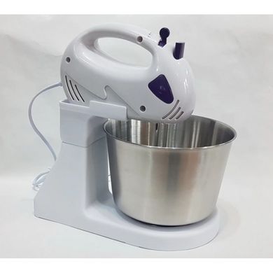 Миксер ручной/стационарный с чашей 2 л скоростей-7 RAINBERG RB-1006 500 Вт 2 насадки