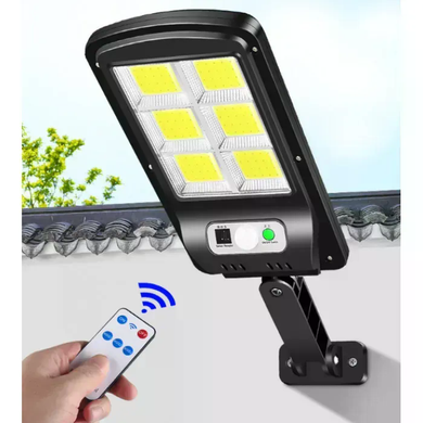 Уличный настенный светильник Bailong Solar BL-T06-6COB на солнечной батарее с датчиком движения &bull; Солнечный LED фонарь Bailong Solar BL-T06-6COB 6COB для двора, сада, улицы и фасада