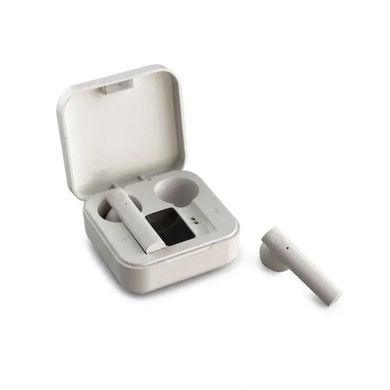 Навушники TWS MiPods PRO+LCD MI ∙ Бездротова Bluetooth гарнітура ∙ Чорний / білий колір