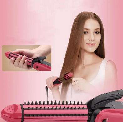 Багатофункціональний утюжок для волосся Nova 3 в 1 Hair Care Stylers ∙ Стайлер Nova NHC-8890 для випрямлення, гофре та локонів