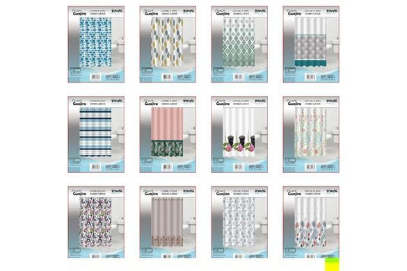 Занавеска &ndash; штора для ванны / душевой Shower curtain 180*180 см