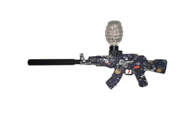 Детский игрушечный автомат стреляющий орбизами GUN TOYS WH10 &middot; Орбибольный пулемет - пистолет с гелевыми шариками