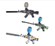Детский игрушечный автомат стреляющий орбизами GUN TOYS WH10 &middot; Орбибольный пулемет - пистолет с гелевыми шариками
