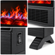 Електрокамін Flame Heater для дому &bull; Портативний обігрівач Flame Heater з ефектом полум'я, PTC-нагріванням і пультом