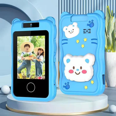 Интерактивный детский смартфон 2.8 inch с сенсорным IPS-экраном &bull; Игрушечный смартфон для детей с камерой, играми, музыкой и развивающими функциями
