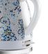 Электрочайник керамический MS-7837 &bull; Стильный электрочайник 1,4 л с керамическим корпусом и автоотключением 1000W