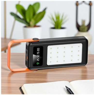 Power Bank 50000 mAh с LED-фонариком, дисплеем и 4 USB-разъемами YM-642 ∙ Портативный Power Bank с LED-фонарём для дома и экстренных ситуаций