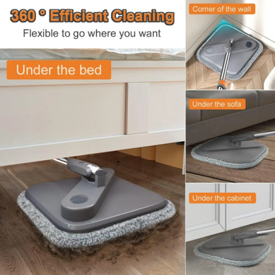Швабра с ведром и отжимом Mop with Bucket K10 ∙ Комплект для мытья полов ∙ Складная швабра