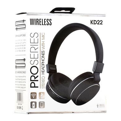 Беспроводные bluetooth наушники, накладные, KD22 (Bluetooth 4.2 + MicroSD + FM Радио)/ bluetooth гарнитура