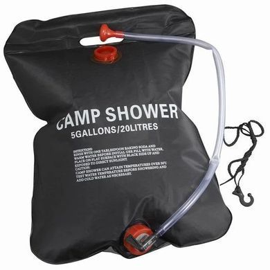 Літній душ дачний переносний похідний CAMP SHOWER 20 літрів / Душ для дачі підвісний