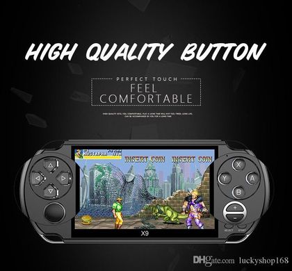 Игровая PSP приставка X9 Портативная игровая консоль с ТВ-выходом, 8ГБ