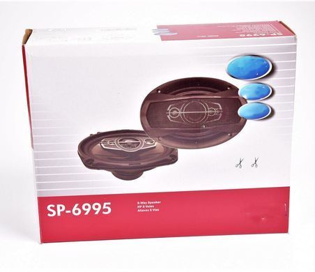 Автоакустика SP-6995 (69, 5-ти полос., 1200W) автомобильная акустика динамики автомобильные колонки PR4