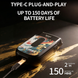 Электробритва шейвер AND KM-T417 черная &bull; Мужская аккумуляторная бритва для лица, щетины, шеи, подбородка и ежедневного ухода