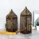 Стильный интерьерный подсвечник 9.5&times;9.5&times;25 см для дома ∙ Декоративный подсвечник 9.5&times;9.5&times;25 см