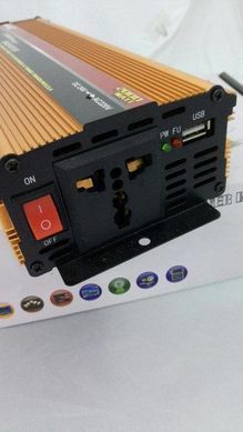 Преобразователь 24V-220V 1200W преобразователь электричества, инвертор напряжения Преобразователь постоянного