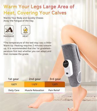 Массажер на ногу PORTABLE CALF MASSAGER MD062 ∙ Расслабляющий массажер для ног MD062