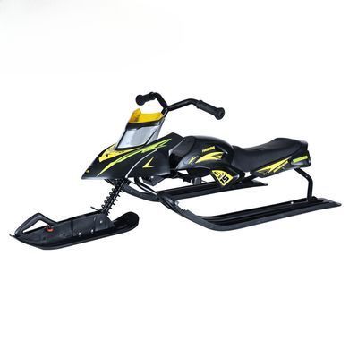Дитячі санки - снігокат Snow Racer до 80 кг &middot; Керовані сани з амортизацією, кермом та ножним гальмом
