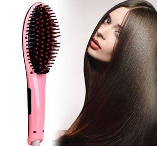 Электрическая расческа-выпрямитель волос FAST HAIR STRAIGHTENER HQT-906 с функцией ионизации