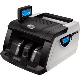 Счетчик банкнот Bill Counter GR-6200 &bull; Счетная машинка для денег с УФ-детекцией, фасовкой и 4 скоростями