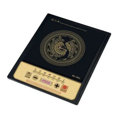 Индукционная плита MS-5833 1 конфорочная 2000 Вт ∙ Электрическая настольная плита MS-5833 с сенсорным управлением