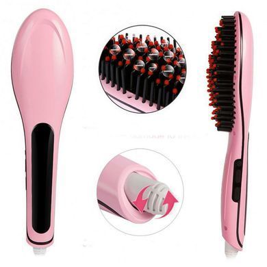 Електрична щітка - випрямляч волосся FAST HAIR STRAIGHTENER HQT-906 з функцією іонізації