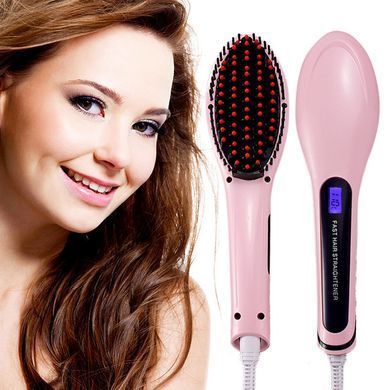 Електрична щітка - випрямляч волосся FAST HAIR STRAIGHTENER HQT-906 з функцією іонізації