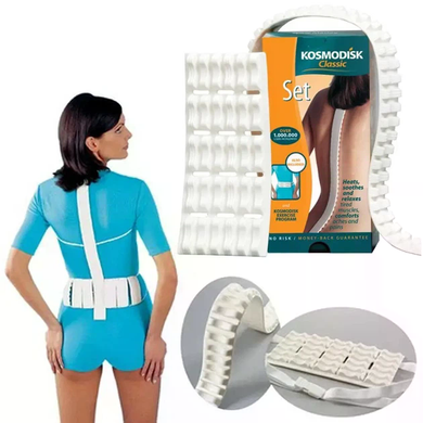 Массажер для спины Kosmodisk Classic Spine Massager &bull; Аппликатор для позвоночника, поясницы, шеи и расслабления мышц