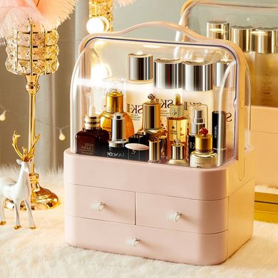 Органайзер для косметики Cosmetic Storage Box Двоярусний пилозахисний водонепроникний бокс