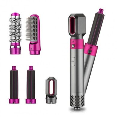 Воздушный мультистайлер Hot Air Styler 5 в 1 для разных типов волос с насадками для сушки, выпрямления, придания объема, укладки волос в локоны