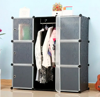 Складна шафа Storage Cube Cabinet MP 39-61 Пластикова шафа - органайзер для речей, 110х110х35 см